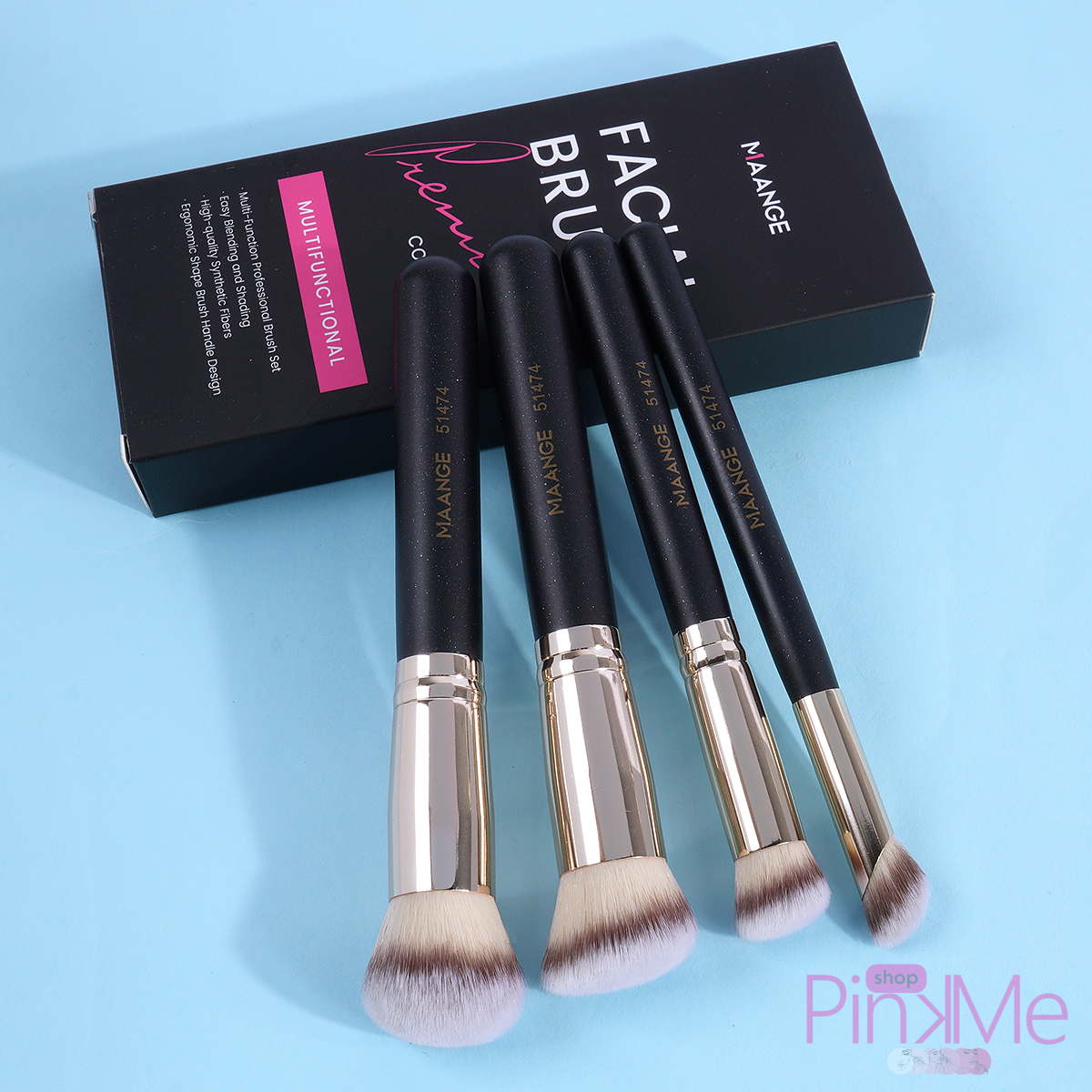 MAANGE Facial Brush Set De 4 Pièces