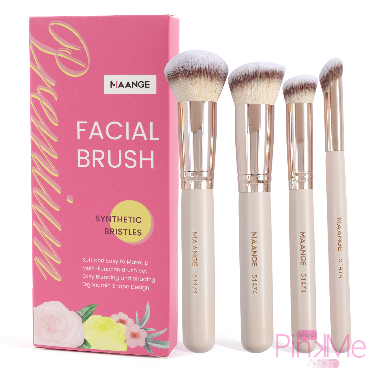 MAANGE Facial Brush Set De 4 Pièces