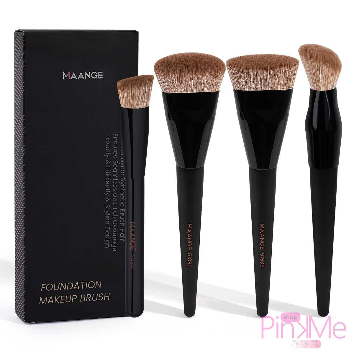 MAANGE Foundation Brush Set De 4 Pièces