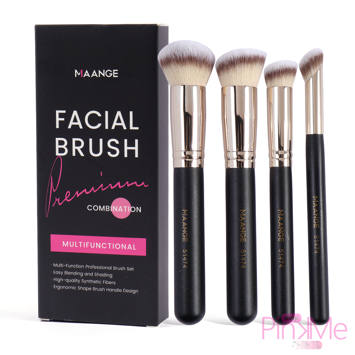 MAANGE Facial Brush Set De 4 Pièces