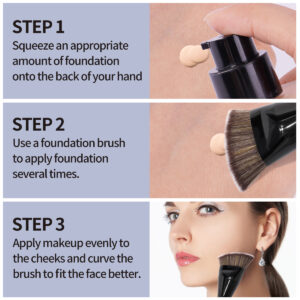 MAANGE Foundation Brush Set De 4 Pièces