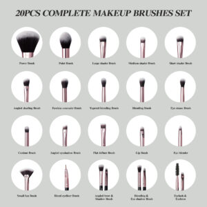 MAANGE Premium MakeUp Brush Set Professionnel De 20 Pièces