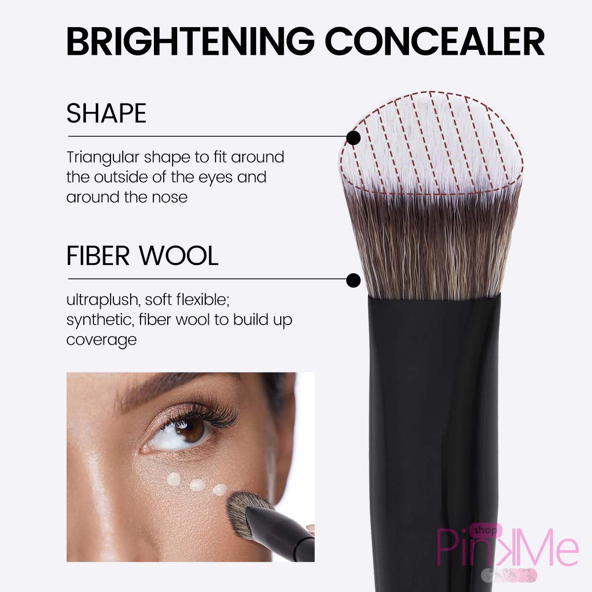 MAANGE Foundation Brush Set De 4 Pièces