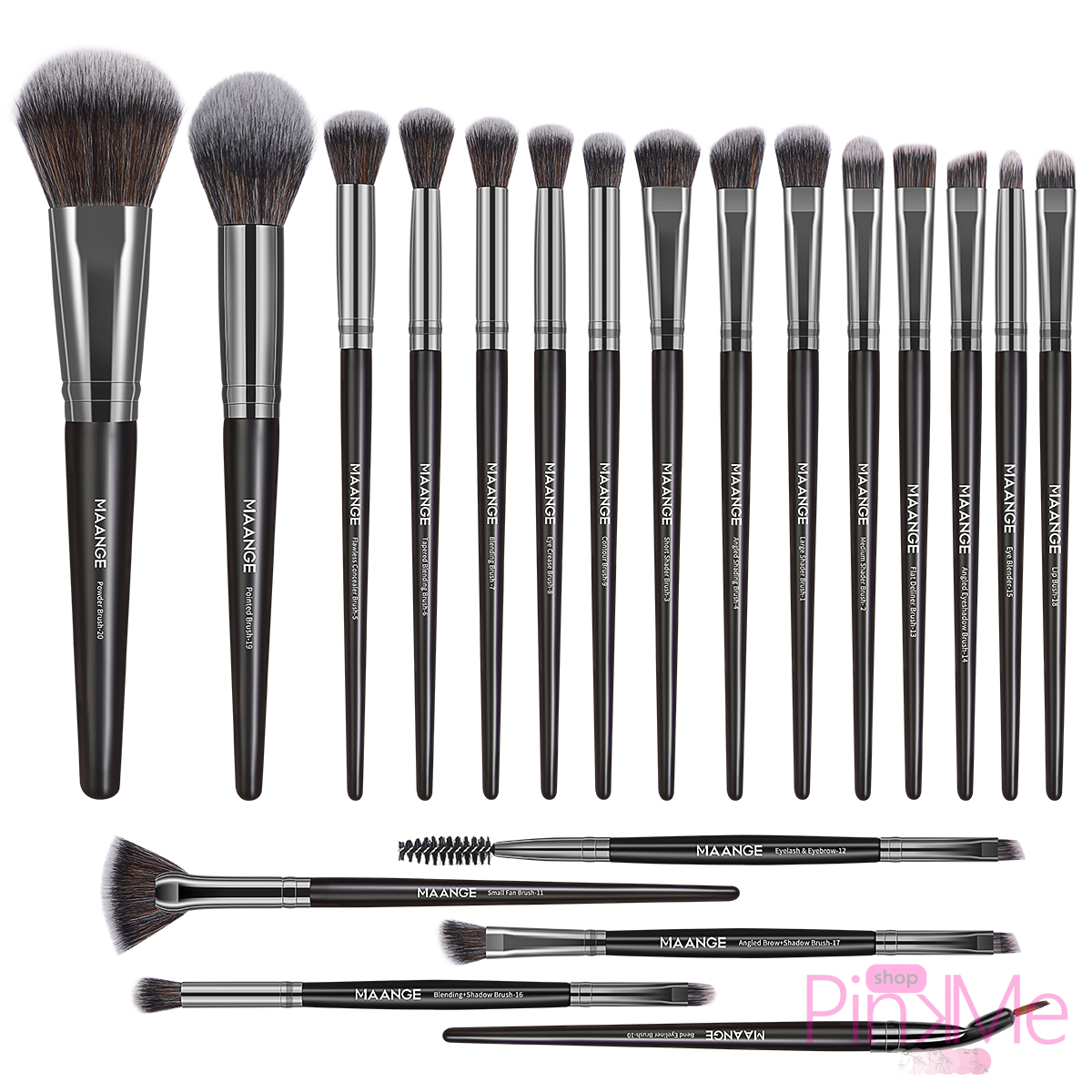 MAANGE Professionnel MakeUp Brush Set De 20 Pièces MAANGE Professionnel MakeUp Brush Set De 20 Pièces