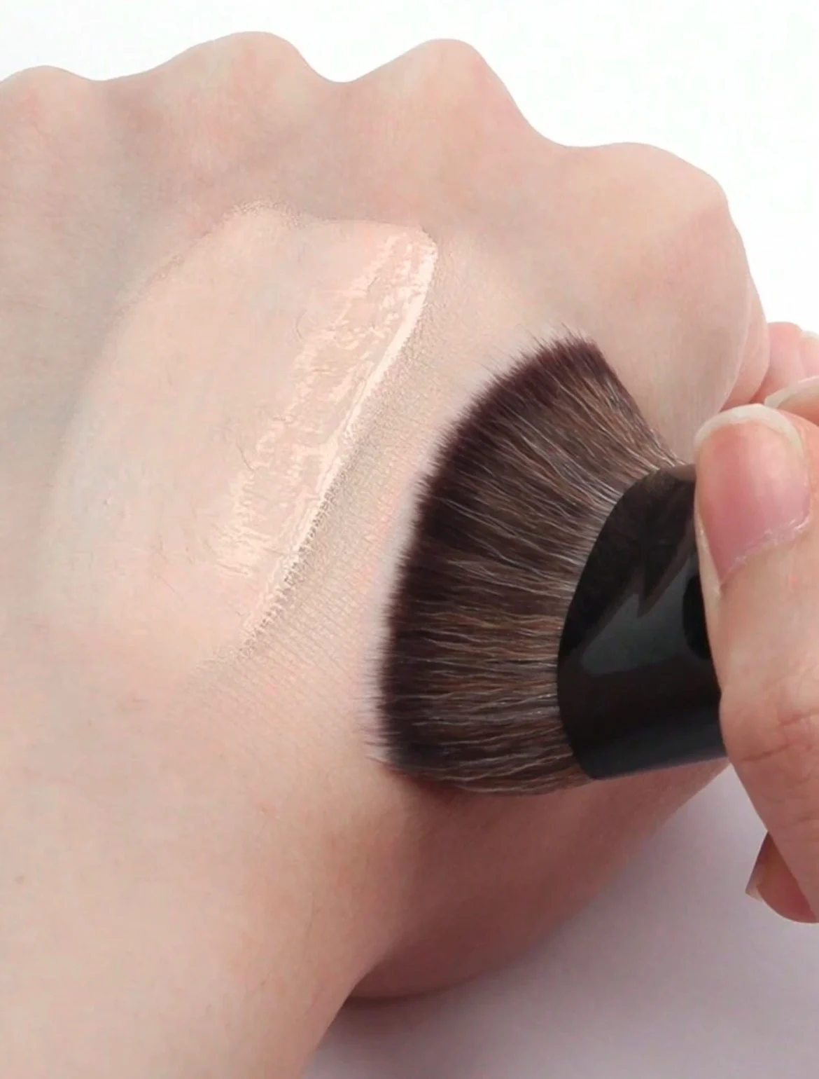 MAANGE Premium 1 Pièce Foundation Brush Flat Head