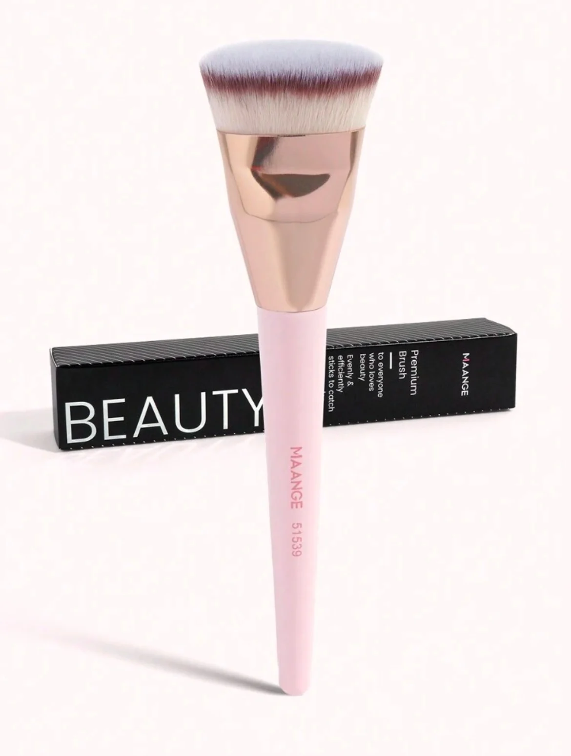 MAANGE Premium 1 Pièce Foundation Brush Flat Head
