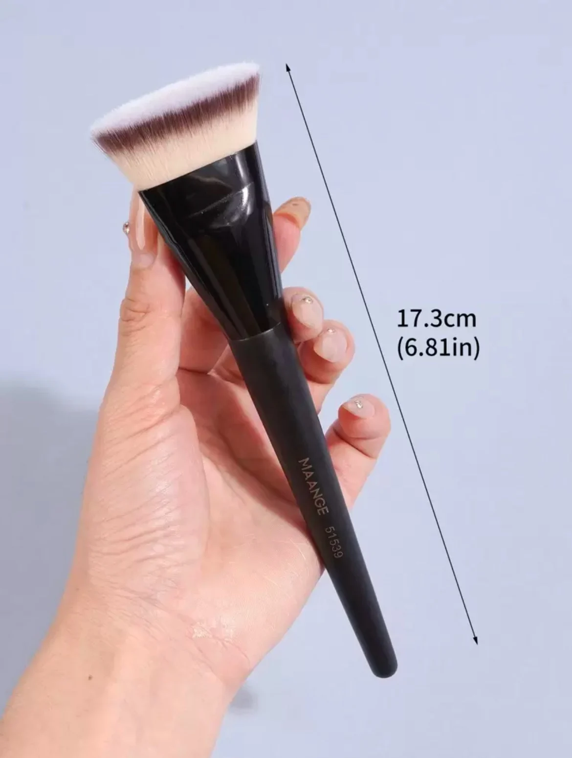 MAANGE Premium 1 Pièce Foundation Brush Flat Head