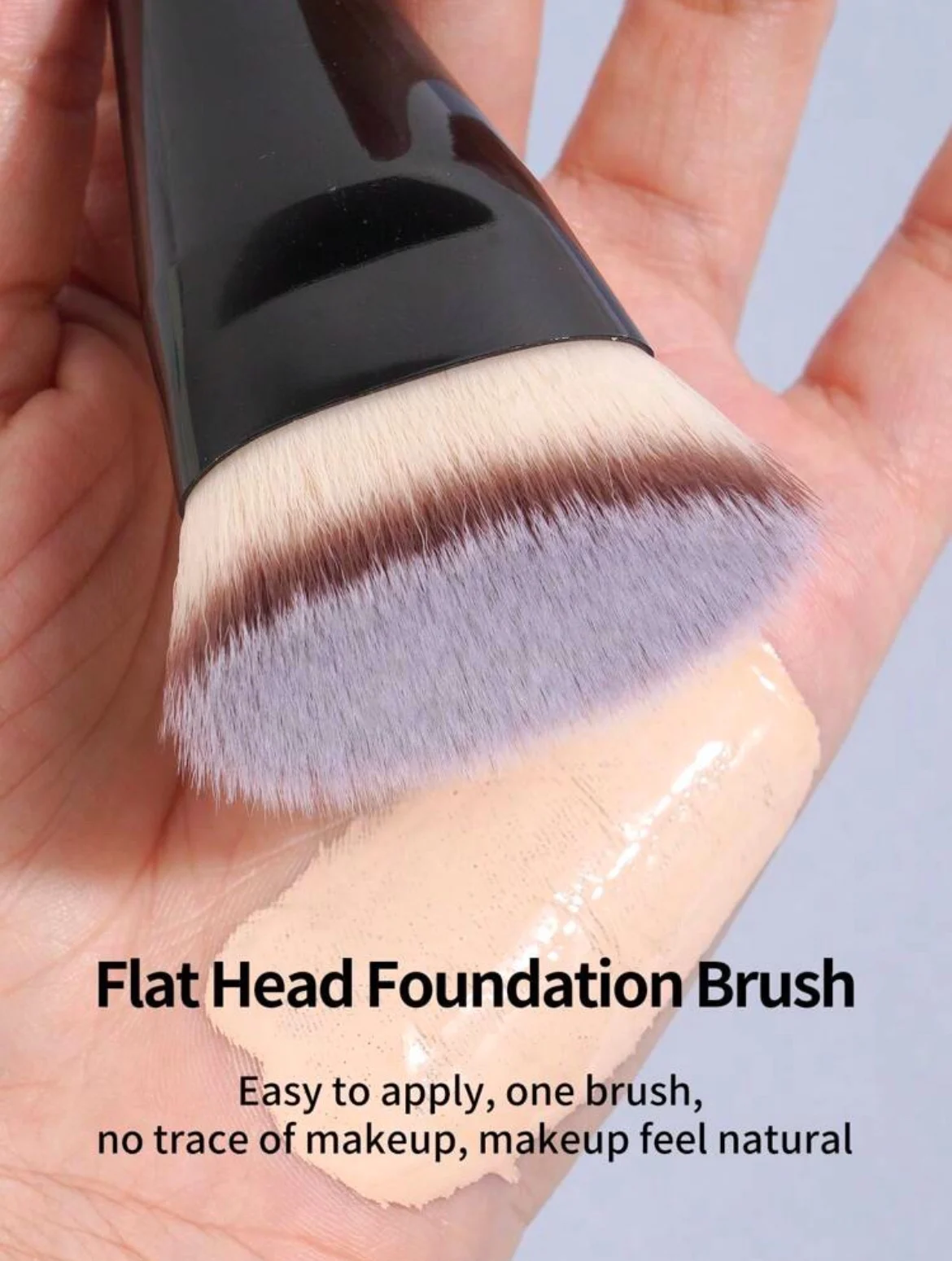 MAANGE Premium 1 Pièce Foundation Brush Flat Head