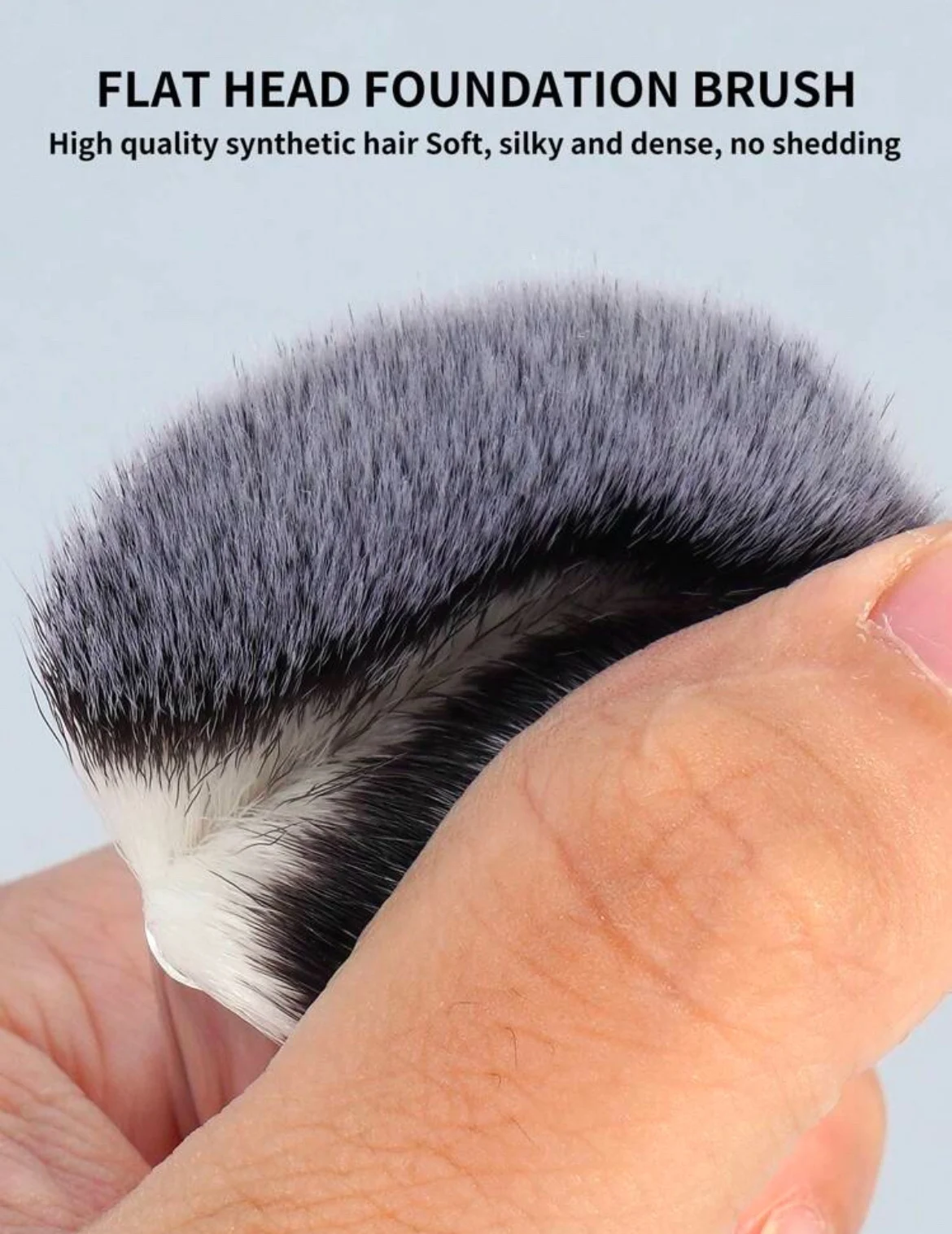 MAANGE Premium 1 Pièce Foundation Brush Flat Head