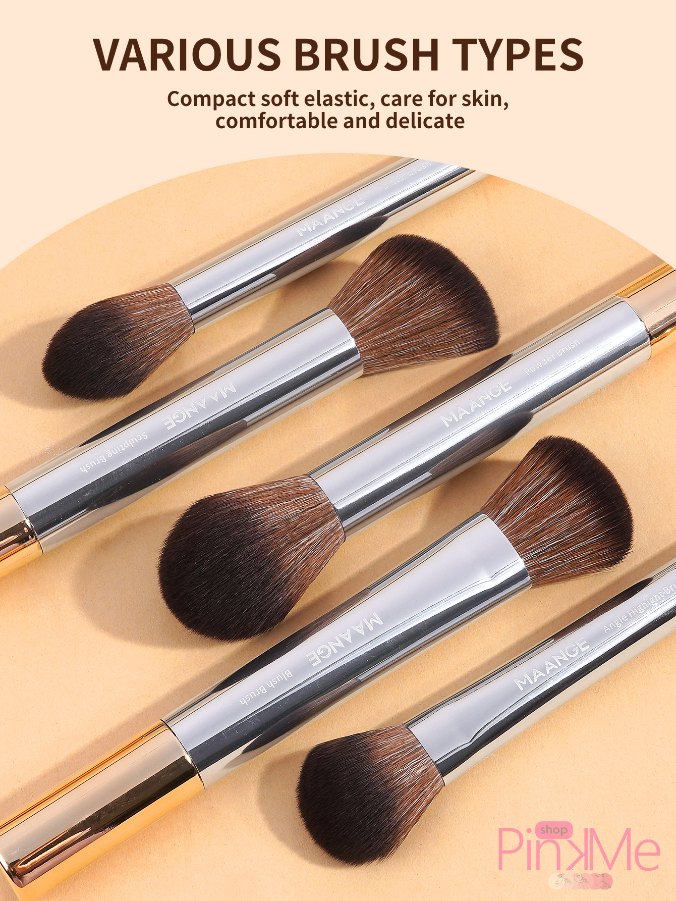 MAANGE Professional Brush SET De13 Pièces Aluminium Beginner