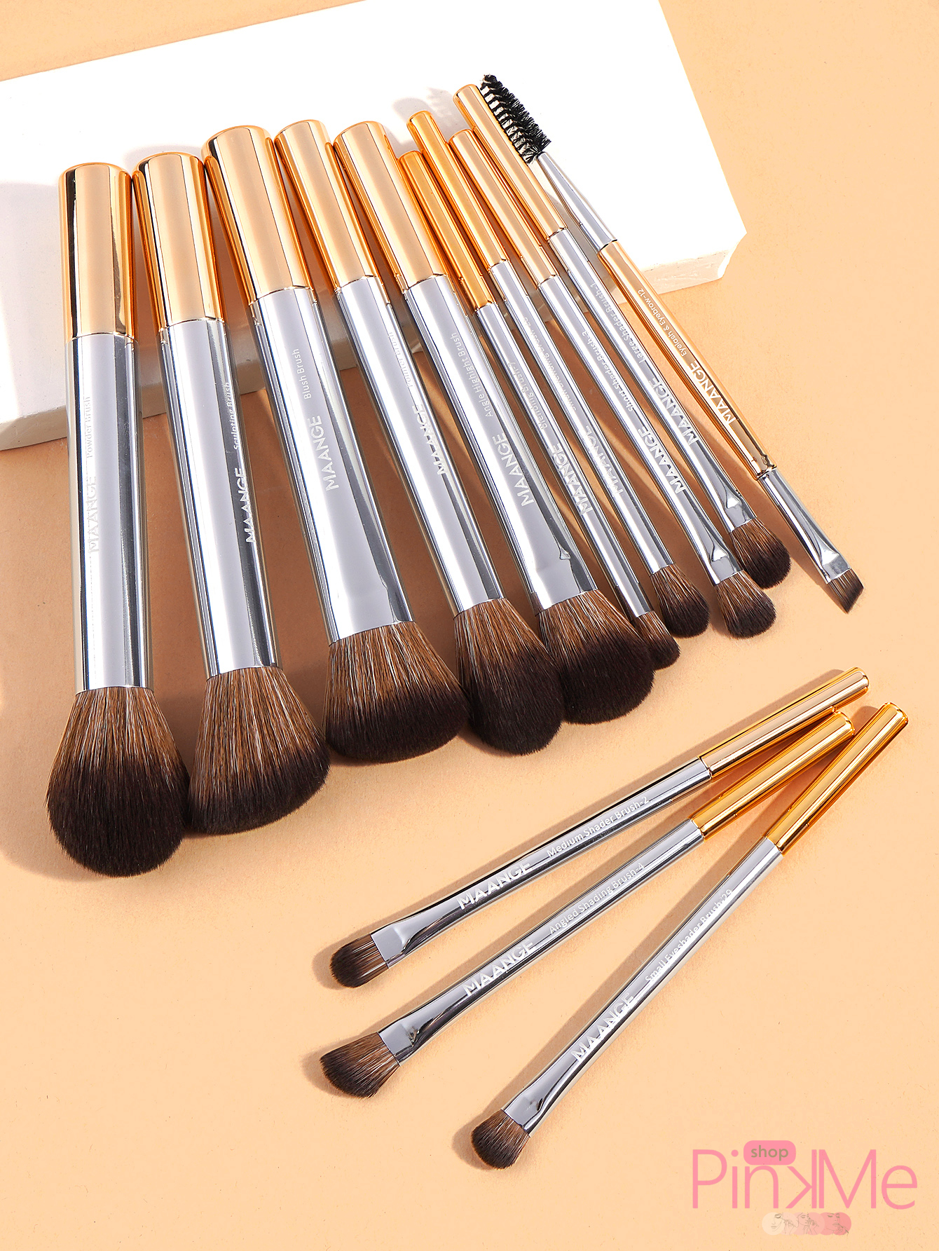 MAANGE Professional Brush SET De13 Pièces Aluminium Beginner