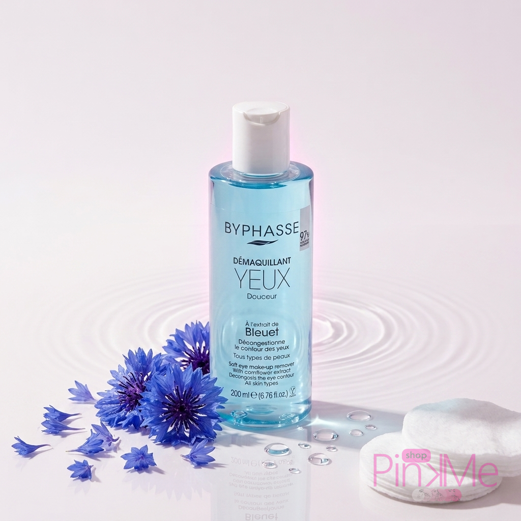 Byphasse Démaquillant Yeux Douceur 200 ml À L’Extrait De Bleuet 2 Byphasse Démaquillant Yeux Douceur 200 ml À L'Extrait De Bleuet