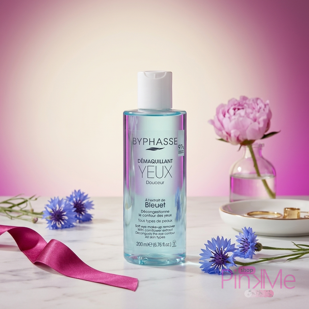 Byphasse Démaquillant Yeux Douceur 200 ml À L’Extrait De Bleuet 4 Byphasse Démaquillant Yeux Douceur 200 ml À L'Extrait De Bleuet