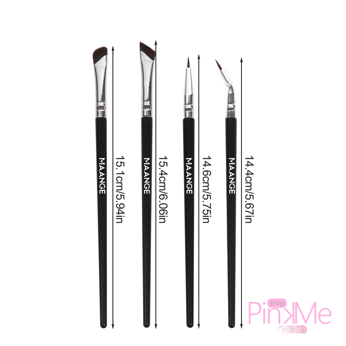 MAANGE Professionnal Eye Brush Set De 4 Pièces MAANGE Professionnal Eye Brush Set De 4 Pièces