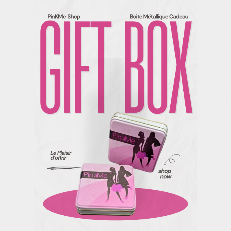 PinKMe Boîte Cadeau Métallique Médium