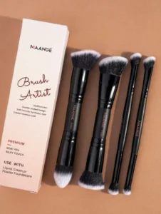MAANGE MakeUp Brush SET Artiste De 4 Pièces Double