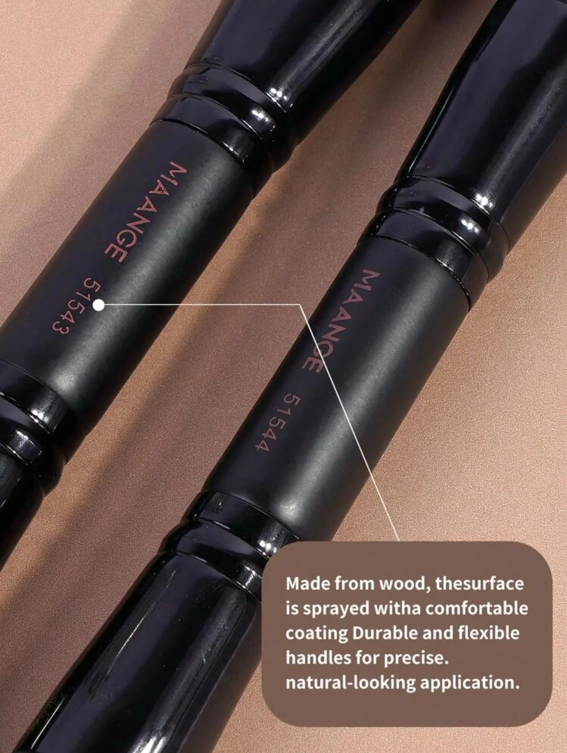 MAANGE MakeUp Brush SET Artiste De 4 Pièces Double