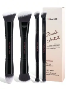 MAANGE MakeUp Brush SET Artiste De 4 Pièces Double