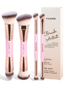 MAANGE MakeUp Brush SET Artiste De 4 Pièces Double