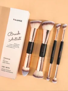 MAANGE MakeUp Brush SET Artiste De 4 Pièces Double
