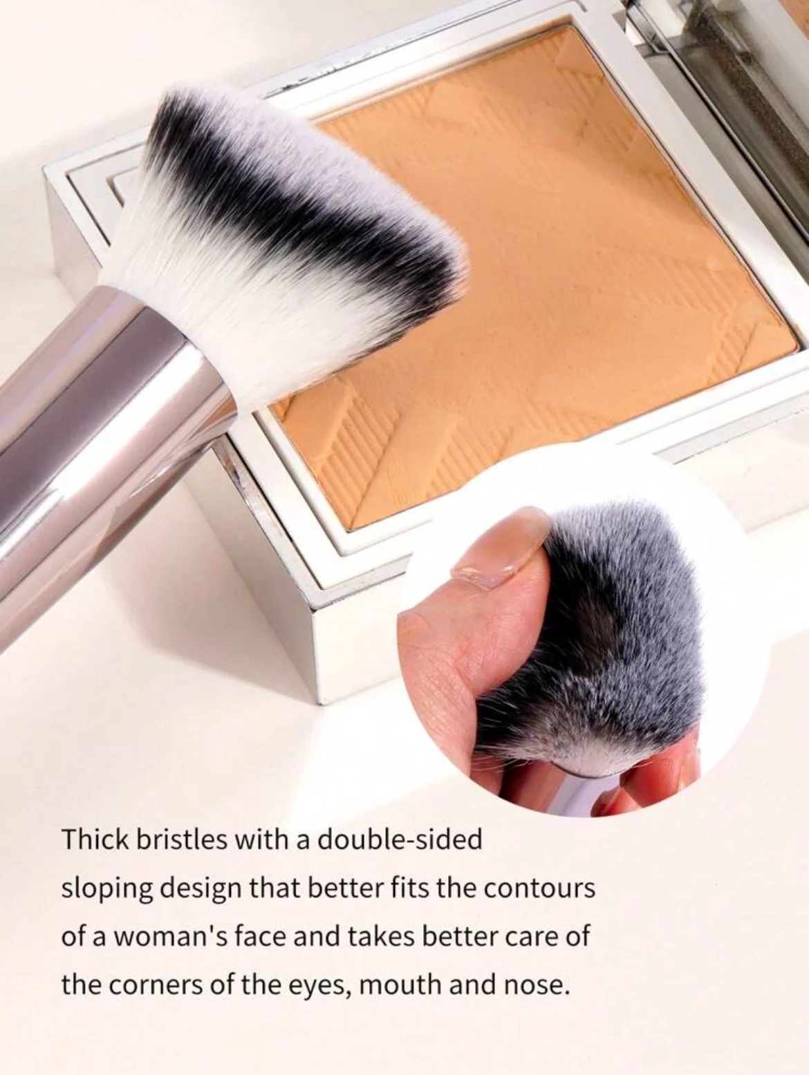 MAANGE Professionnal Foundation Contour Brush Forme Spéciale MAANGE Professionnal Foundation Contour Brush Forme Spéciale