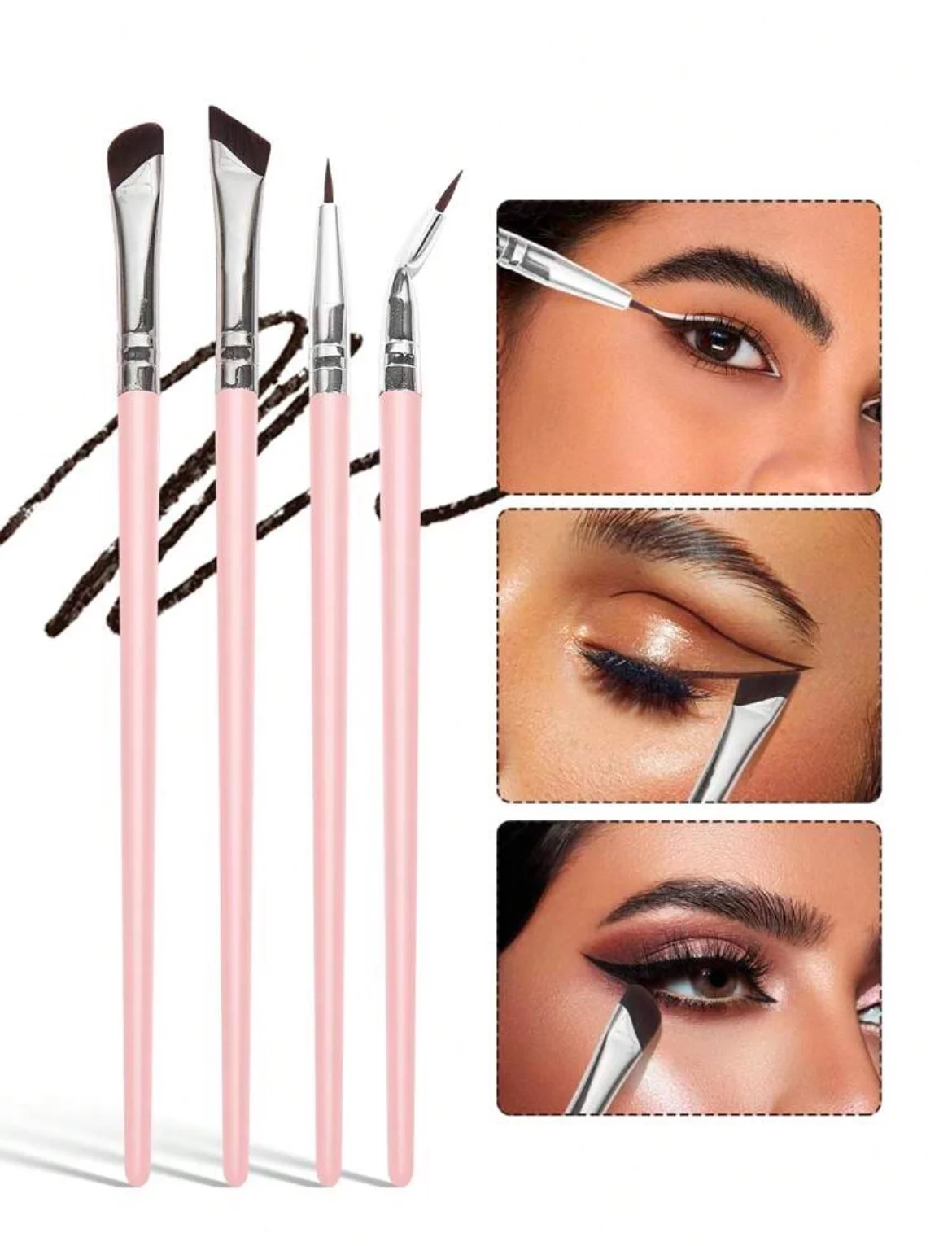 MAANGE Professionnal Eye Brush Set De 4 Pièces MAANGE Professionnal Eye Brush Set De 4 Pièces