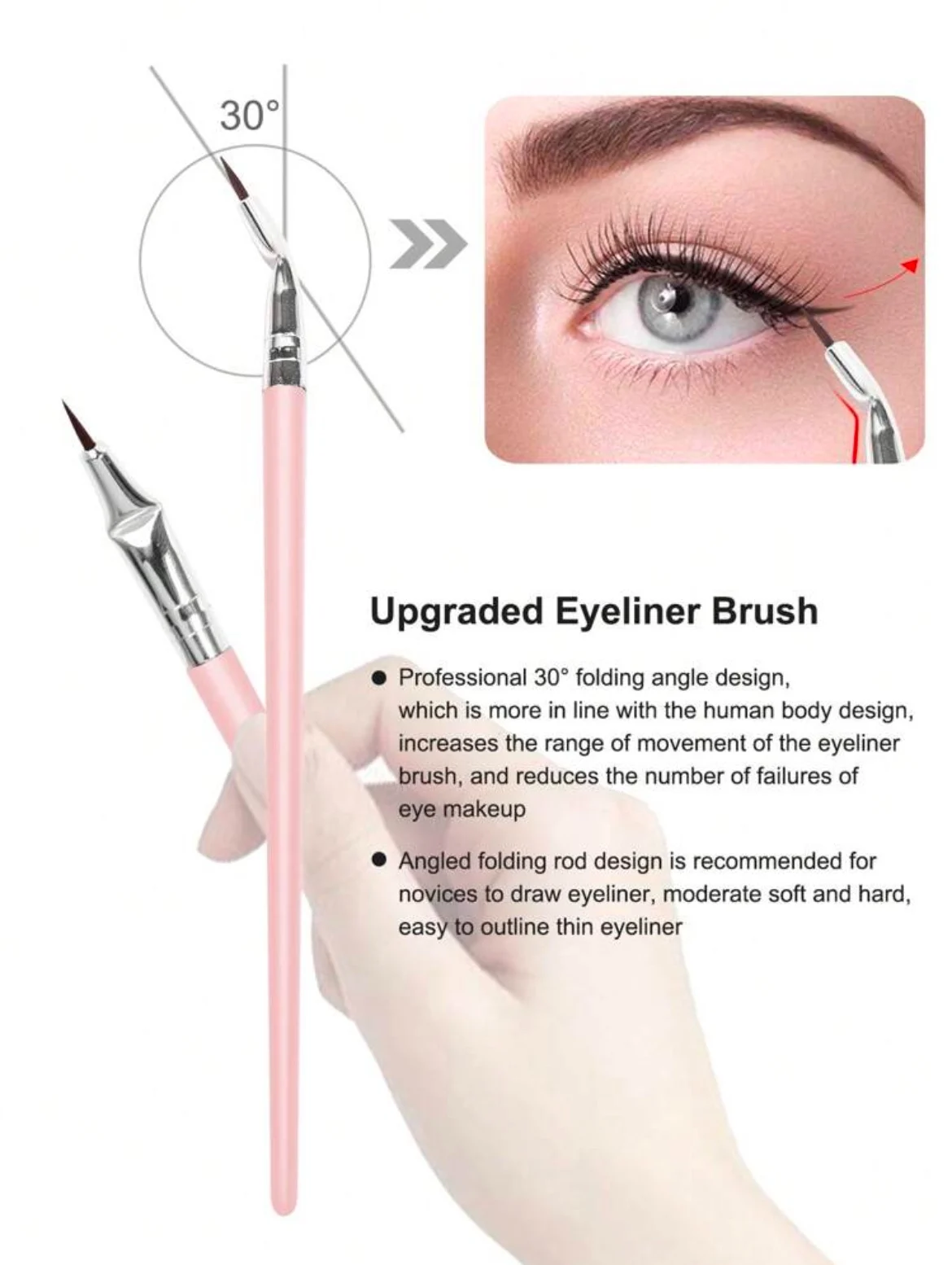 MAANGE Professionnal Eye Brush Set De 4 Pièces MAANGE Professionnal Eye Brush Set De 4 Pièces