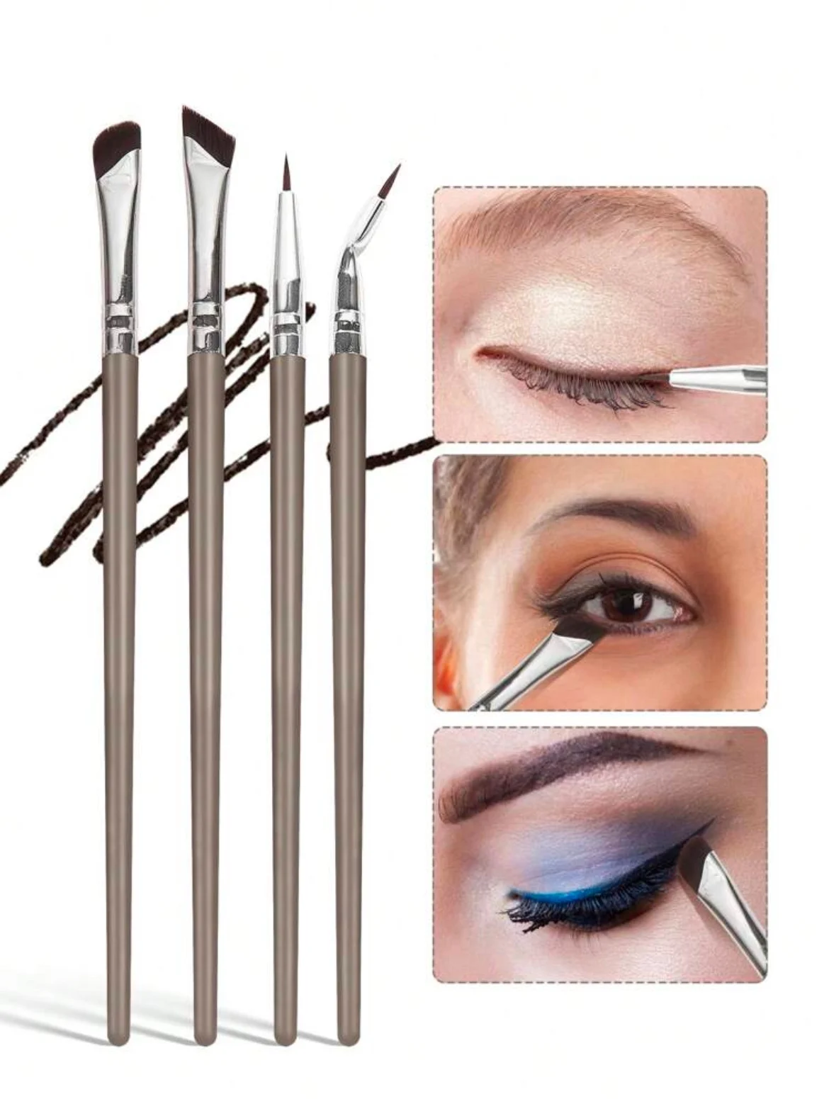 MAANGE Professionnal Eye Brush Set De 4 Pièces MAANGE Professionnal Eye Brush Set De 4 Pièces