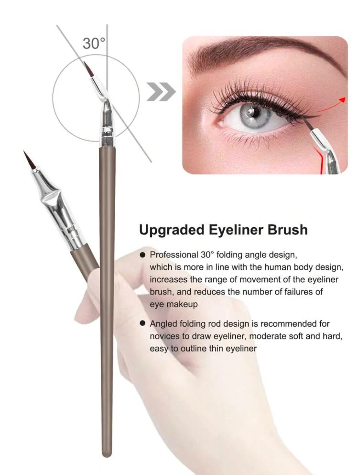 MAANGE Professionnal Eye Brush Set De 4 Pièces MAANGE Professionnal Eye Brush Set De 4 Pièces