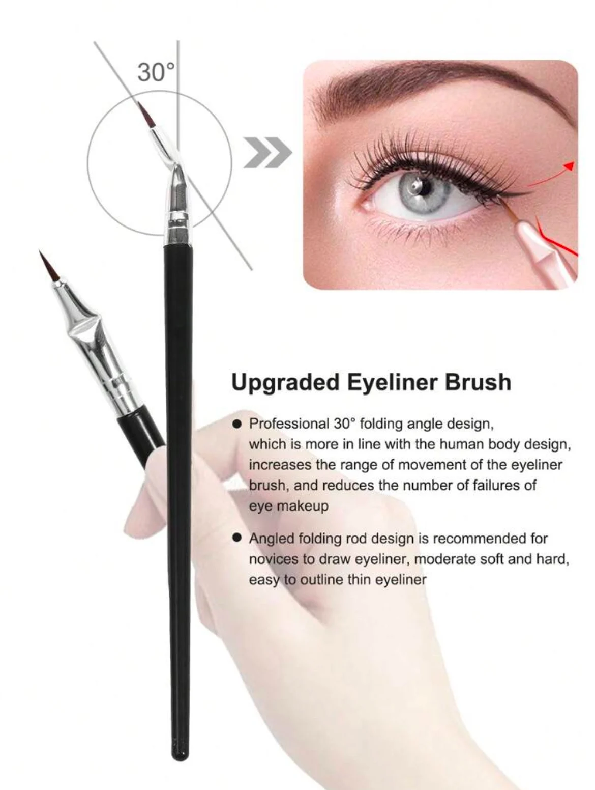 MAANGE Professionnal Eye Brush Set De 4 Pièces MAANGE Professionnal Eye Brush Set De 4 Pièces