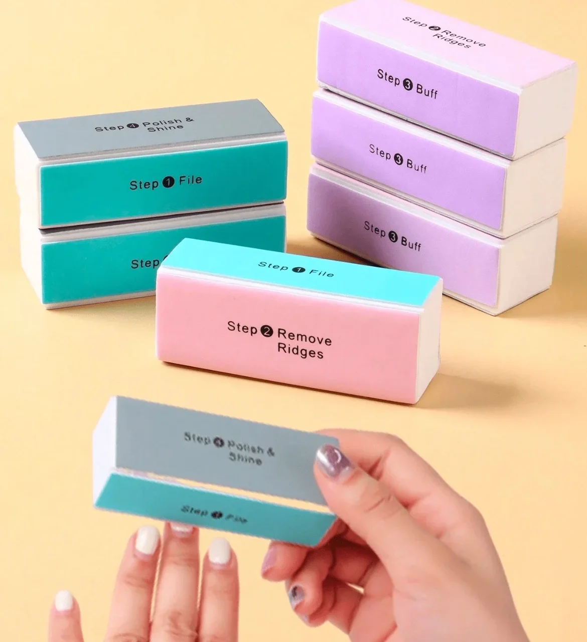 SH Bloc De Polissage Pour Ongles 4 Faces