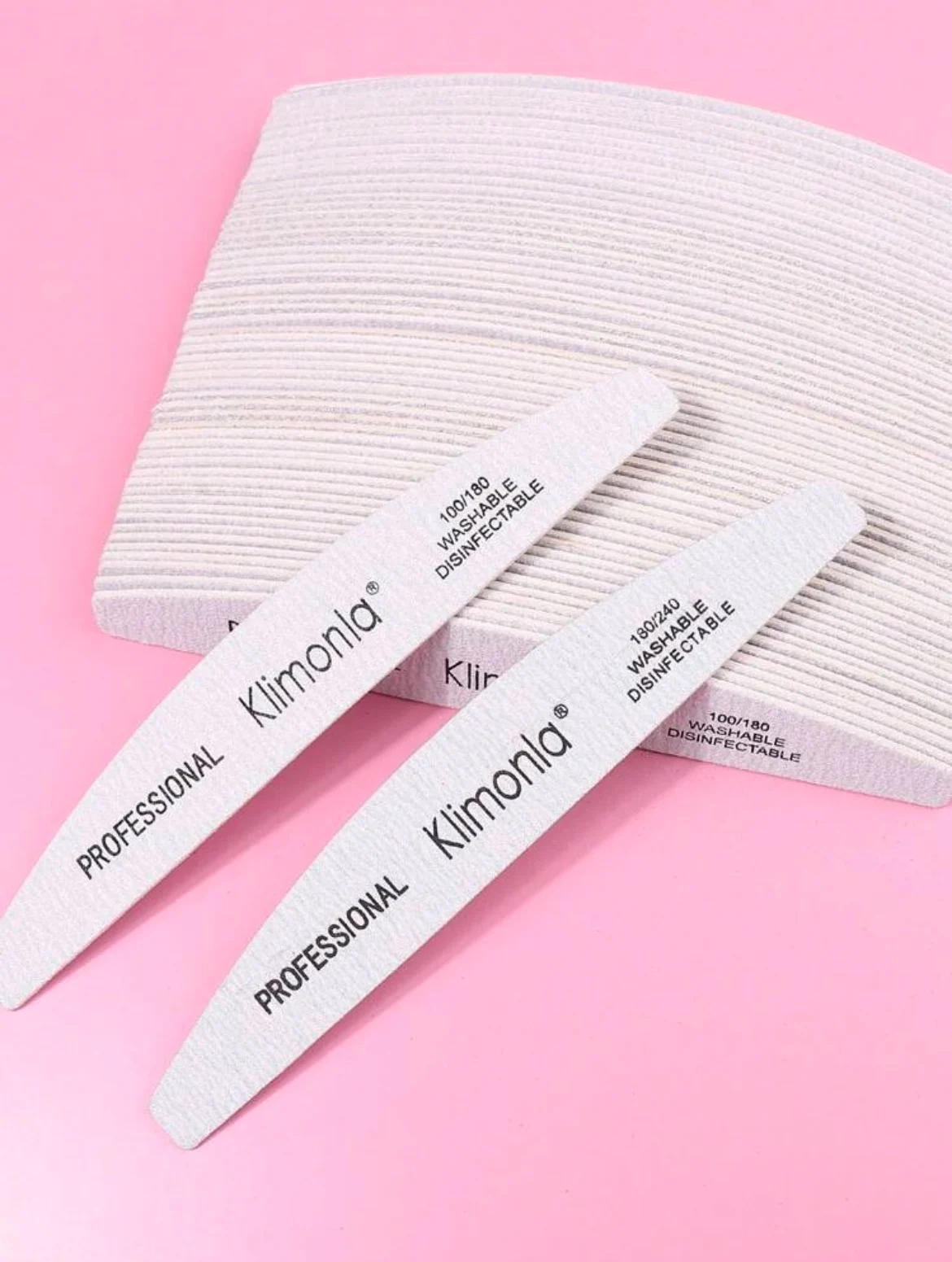 Klimonla Lime À Ongles Professionnelle Double Face