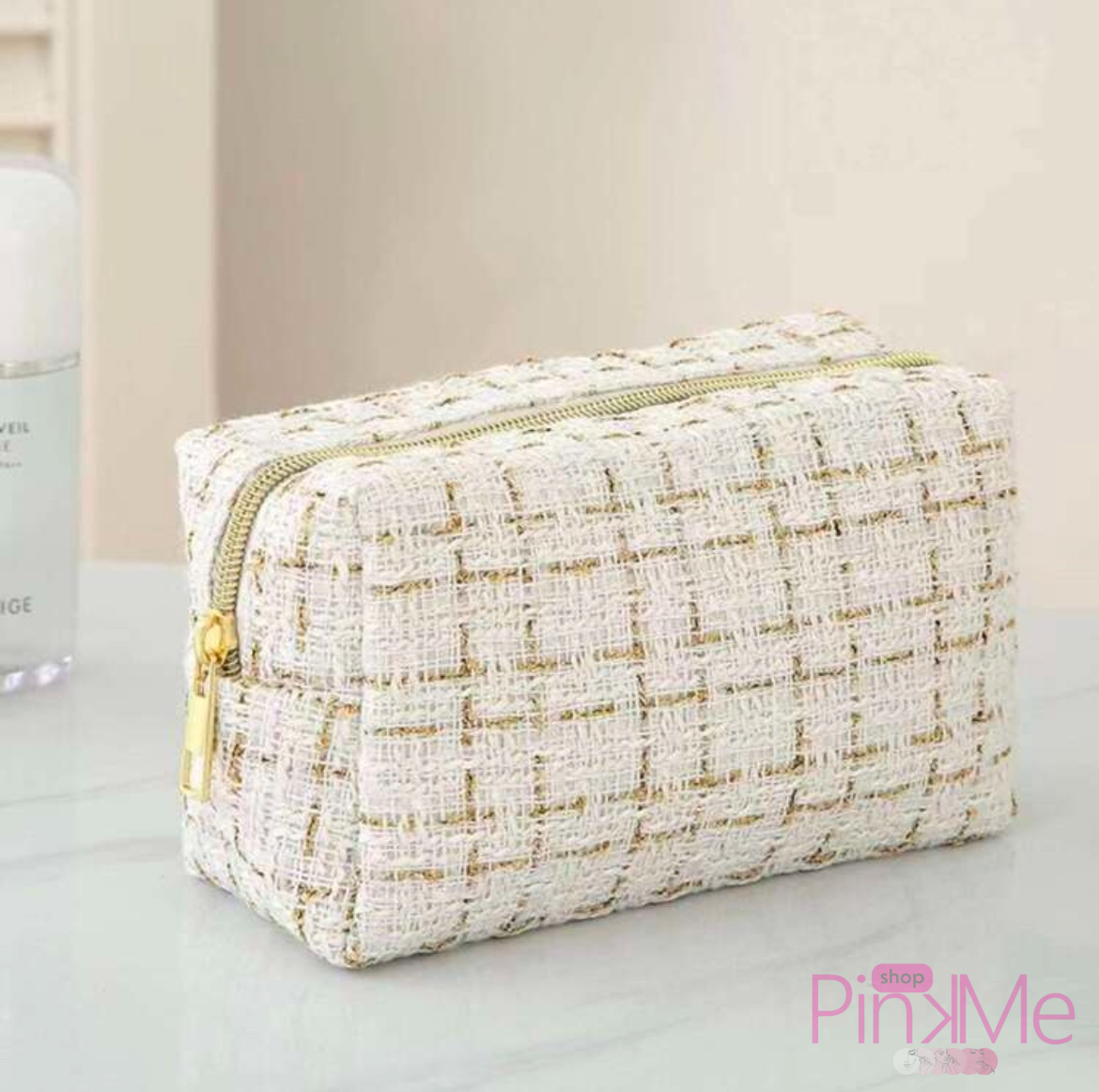 SH Trousse De Maquillage Damier Tissé