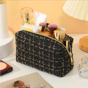 SH Trousse De Maquillage Damier Tissé