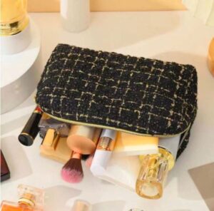 SH Trousse De Maquillage Damier Tissé