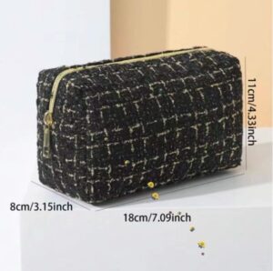 SH Trousse De Maquillage Damier Tissé