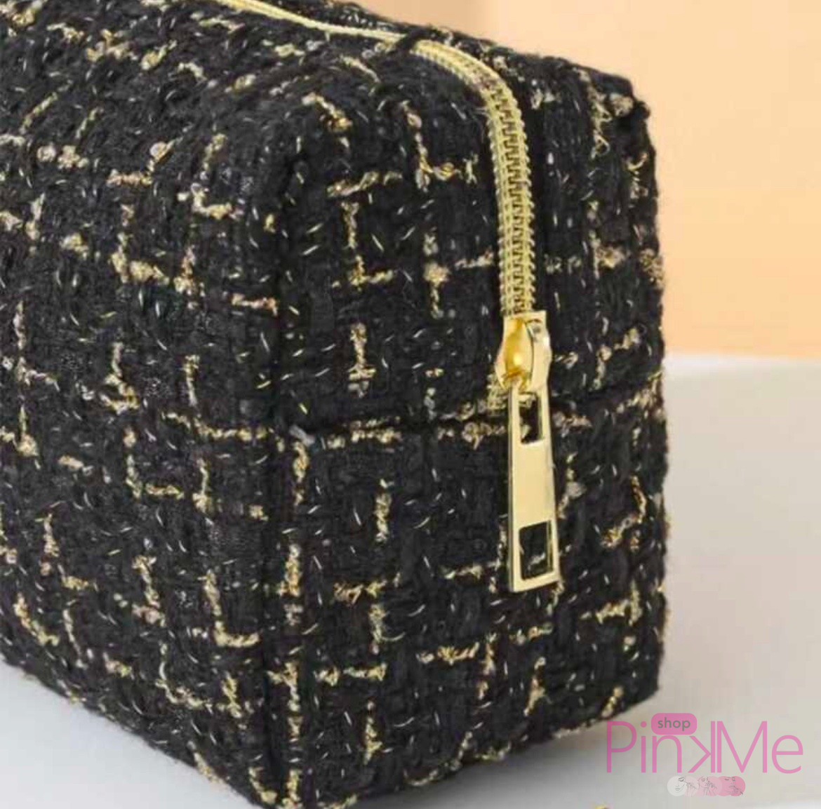 SH Trousse De Maquillage Damier Tissé