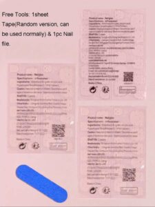 VV MEIJIAER Press-On Nails 96 Pièces Réutilisables Amande Longue (4 Couleurs Automne et Hiver) + Feuille Adhésive + Mini Lime - ZJ107 VV MEIJIAER Press-On Nails 96 Pièces Réutilisables Amande Longue (4 Couleurs Automne et Hiver) + Feuille Adhésive + Mini Lime - ZJ107