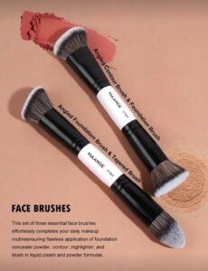 MAANGE MakeUp Brush SET Artiste De 4 Pièces Double