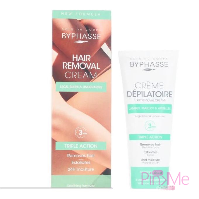 Byphasse Crème Dépilatoire À L'Extrait D'Aloe Vera 125 ml