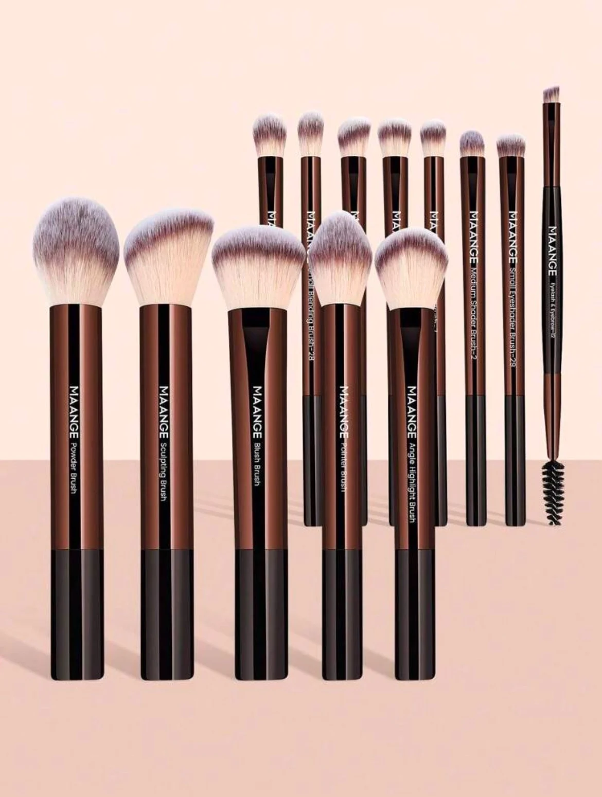 MAANGE Professional Brush SET De13 Pièces Aluminium Beginner MAANGE Professional Brush SET De13 Pièces Aluminium Beginner