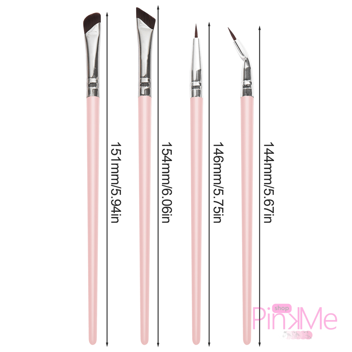 MAANGE Professionnal Eye Brush Set De 4 Pièces MAANGE Professionnal Eye Brush Set De 4 Pièces