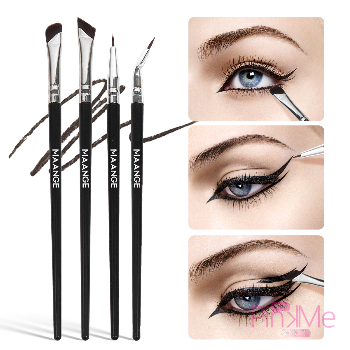 MAANGE Professionnal Eye Brush Set De 4 Pièces