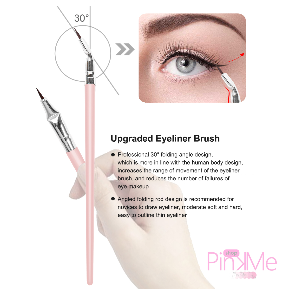 MAANGE Professionnal Eye Brush Set De 4 Pièces MAANGE Professionnal Eye Brush Set De 4 Pièces
