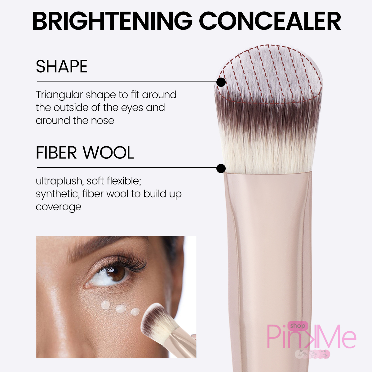 MAANGE Professionnal Triangle Concealer Brush MAANGE Professionnal Triangle Concealer Brush