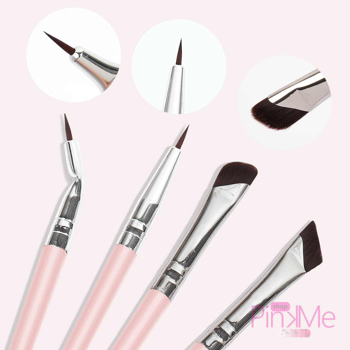 MAANGE Professionnal Eye Brush Set De 4 Pièces MAANGE Professionnal Eye Brush Set De 4 Pièces