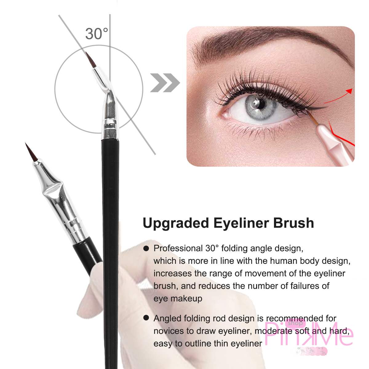 MAANGE Professionnal Eye Brush Set De 4 Pièces MAANGE Professionnal Eye Brush Set De 4 Pièces