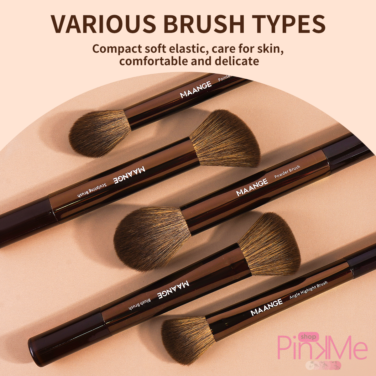 MAANGE Professional Brush SET De13 Pièces Aluminium Beginner MAANGE Professional Brush SET De13 Pièces Aluminium Beginner