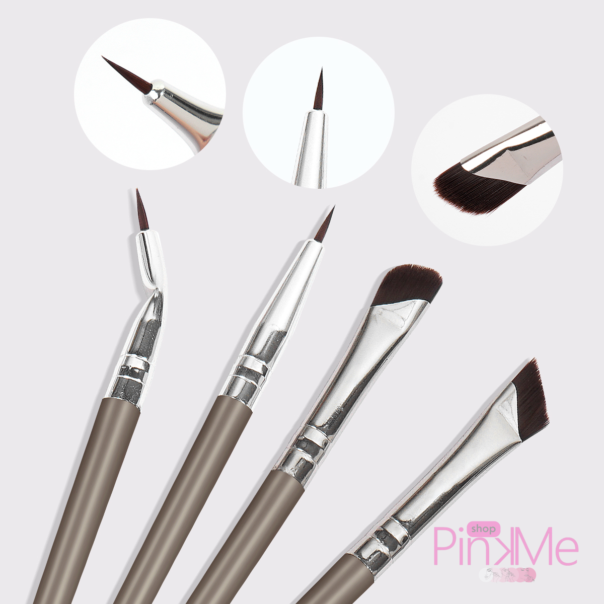 MAANGE Professionnal Eye Brush Set De 4 Pièces MAANGE Professionnal Eye Brush Set De 4 Pièces