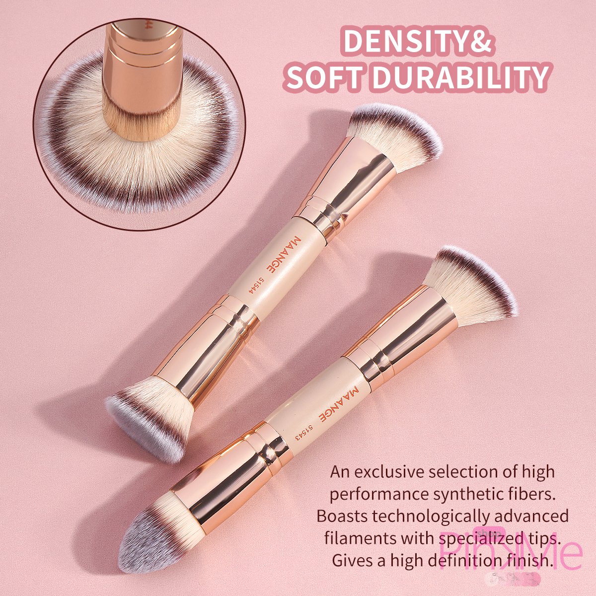 MAANGE MakeUp Brush SET Artiste De 4 Pièces Double